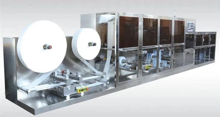 300 Single Sachet Wet Wipes Machine